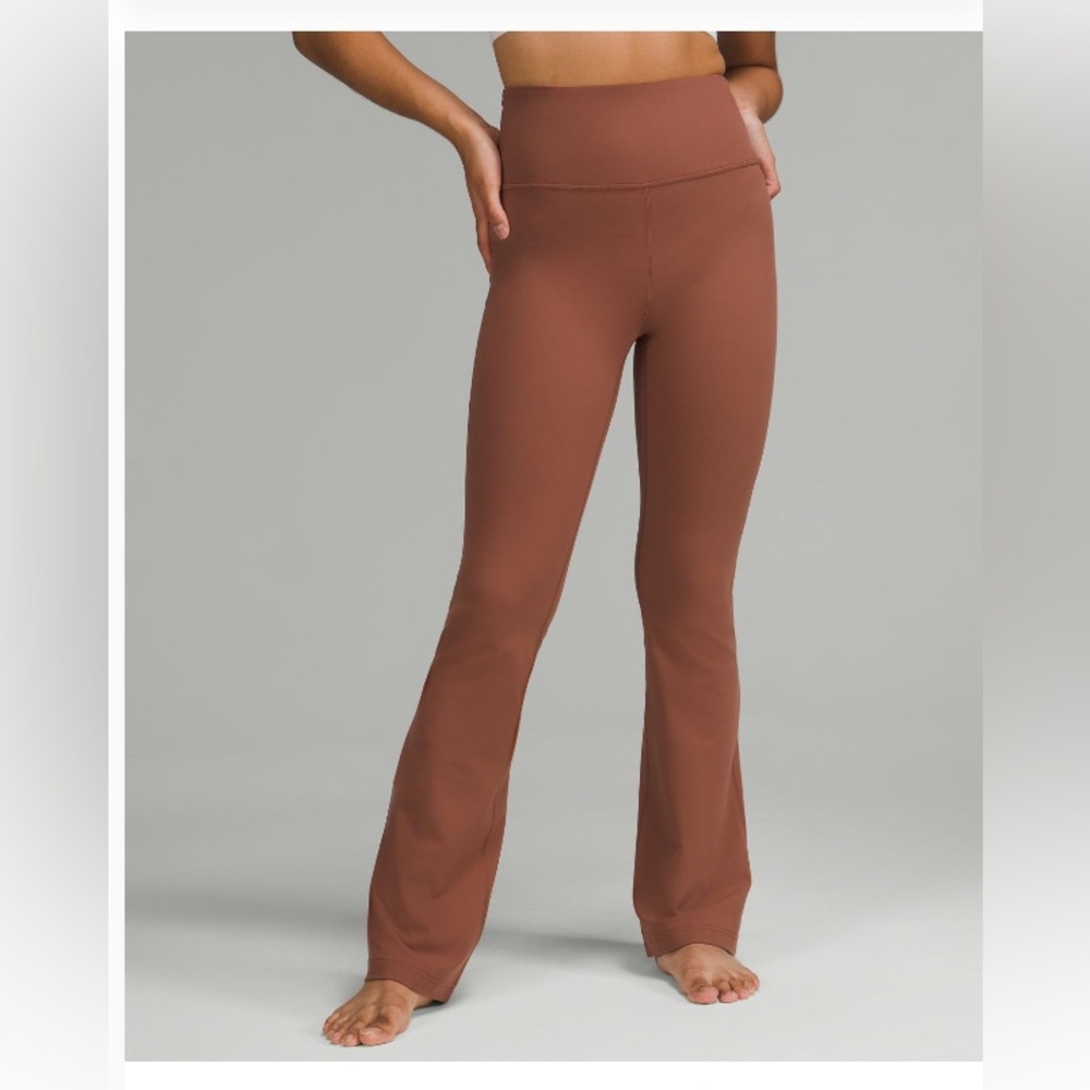 lululemon athletica Brown Groove Super-High-Rise Flared Pant